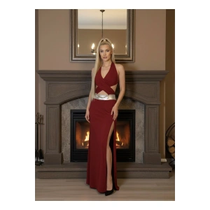 Bordo Fantezi Kostüm - 079