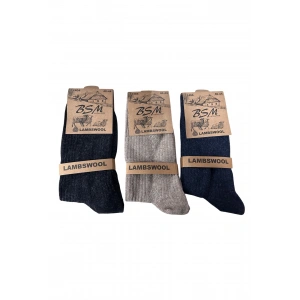 Bsm Lamswool Kışlık Erkek Çorap 8 Adet