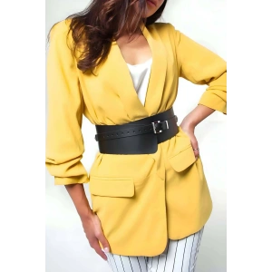 Deri Ayarlanabilir Korse Kemeri, Kalın Bel Kemeri - Brf1128