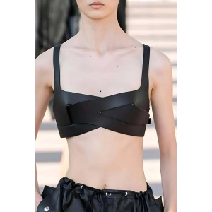 Deri Bra, Deri Sütyen Gögüs Harness - Brf1145