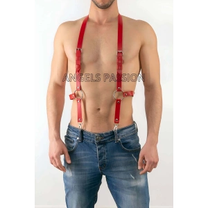 Deri Erkek  Pantalon Aksesuar, Deri Erkek  Harness - Brfm29