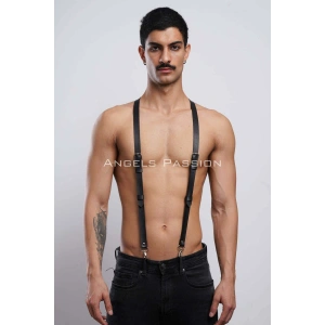 Deri Erkek  Pantolon Kemeri, Erkek  Askılı Kemer - Brfm37