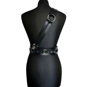 Deri Omuzdan Bağlamalı Bel Kemer  Harness  - Brf915