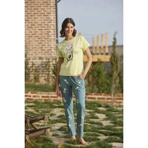 Desenli Ve Baskılı yoga Sport Pijama Takımı