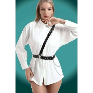 Elbise - Gömlek Üzeri Şık Deri Kemer - Brf813