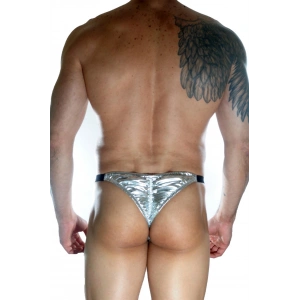 Erkek  Arkası Büzgülü Gümüş Brazillian Slip