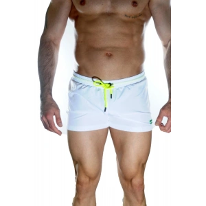 Erkek Beyaz Mini Mayo Short