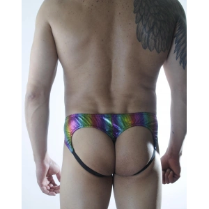 Erkek Renkli Fantezi Jockstrap İç Giyim
