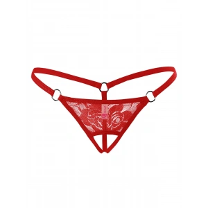 Fantezi İç Giyim Ağı Açık Dantelli Fantazi G String