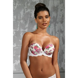 Gardenia Big Size Plunge Bra, Ekru Konforlu Ve Şık Sütyen