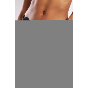 Gcolors Brazillian Külot, Kadın Dantelli Siyah Brezilyan Külot