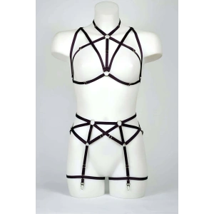 Göğüs Ve Jartiyer Kemerli Seksi Harness - Brf161