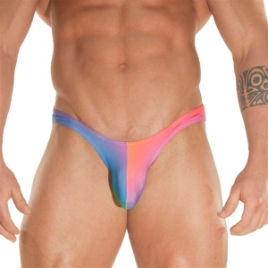 Gökkuşağı Desenli Erkek  Slip