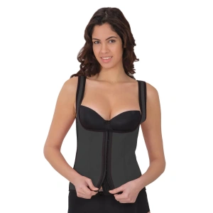 Gri Mı 9173 Terletici Agraflı Göğsü Açık Atlet Korse
