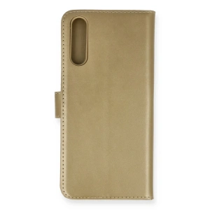 Huawei P Smart S Kılıf Trend S Plus Kapaklı Kılıf - Gold