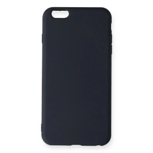 iPhone 6 Plus Kılıf Nano içi Kadife Silikon - Lacivert