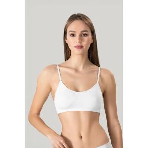 Kadın Ince Askılı Pedli Büstiyer Yarım Atlet Sütyen 3lü Set