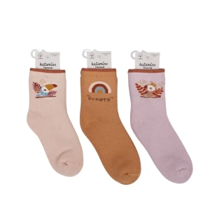 Katamino Yunela Kız Havlu Soket Çorap 250257 Asorti
