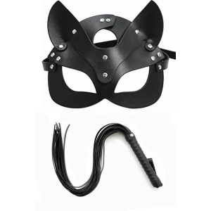Kırbaç Maske Deri İkili Takım