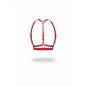 Kırmızı Kadın Kemer Deri Çoklu Şeritli Vücut Aksesuarı - Brf205