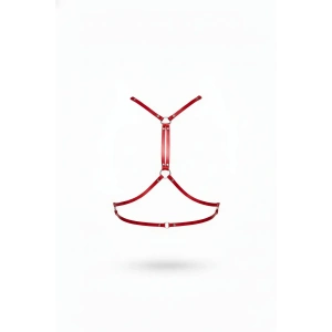 Kırmızı Kadın Kemer Deri Vücut Aksesuarı - Brf203