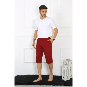 Moda Erkek Cepli Pamuk Lakost Kapri Bordo