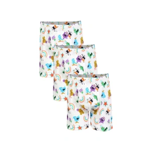 Moda Erkek Çocuk 3lü Beyaz Boxer