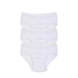 Moda Erkek Çocuk 3lü Beyaz Külot