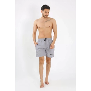 Moda Erkek Gri Deniz Şortu