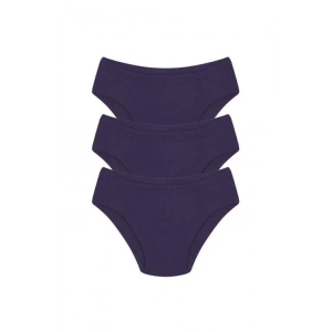 Moda Erkek Pamuk 3lü Saks Slip