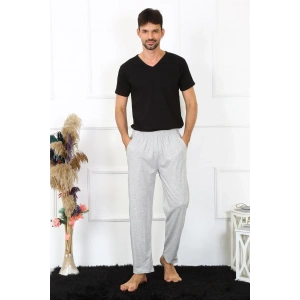 Moda Erkek Pamuk Gri Tek Alt Pijama