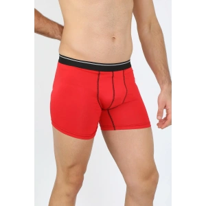 Moda Erkek Pamuk Likralı Boxer Kırmızı