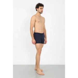 Moda Erkek Pamuk Likralı Boxer Lacivert