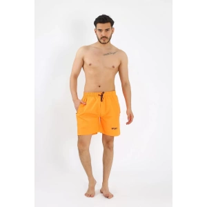 Moda Erkek Turuncu Deniz Şortu
