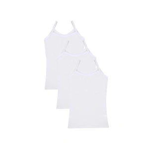 Moda Kız Çocuk 3lü İp Askılı Atlet