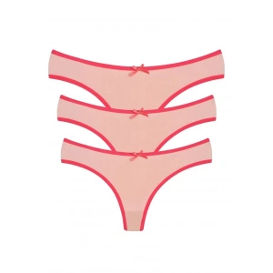 Moda Pamuklu 3lü Tanga Külot Pudra