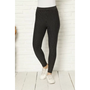 Moda Penye Likralı Tayt Siyah