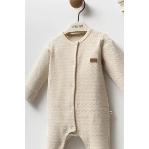 Moi Noi Şapkalı Tulum Mnb1249 Bej