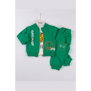 Optimist Nakışlı Erkek Bebek Takım