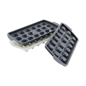 Plastik Renkli Kapaklı Elmas Buzluk