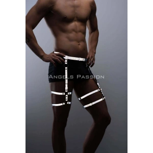 Reflektörlü (karanlıkta Parlayan) Erkek  Jartiyer, Erkek  Bacak Harness, Reflektörlü Pantolon Aksesuar - Brfm165