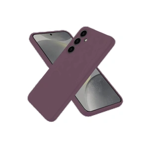 Samsung Galaxy A06 Kılıf First Silikon - Mürdüm