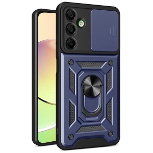 Samsung Galaxy A26 Kılıf Pars Lens Yüzüklü Silikon - Lacivert