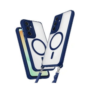 Samsung Galaxy S23 FE Kılıf Enka Magsafe Silikon Kılıf - Lacivert