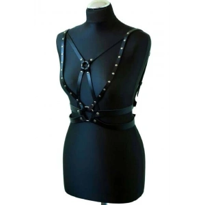 Seksi Deri Göğüs Harness - Brf909