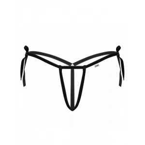 Siyah İpli Kadın Büyük Beden Fantezi G String