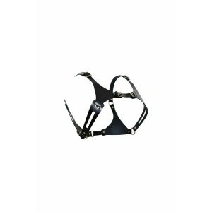 Siyah Kadın Kemer Deri Vücut Tokalı Aksesuar - Brf1271