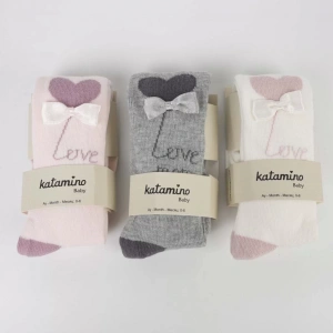 Sudan Aks Kız Bebek Külotlu Çorap K62302 Asorti