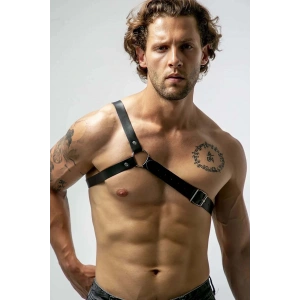 Tek Omuz Deri Erkek  Harness - Brf211