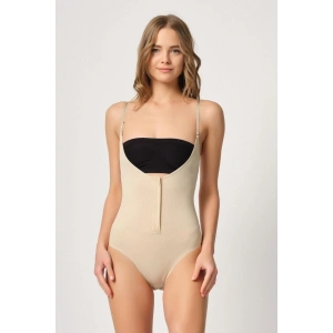 Ten Göğsü Açık Agraflı Body Korse